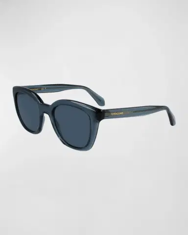 Ferragamo Logo Plastic Cat-Eye Sunglasses | Thumbnail 2 Ferragamo Logo Plastic Cat-Eye Sunglasses | Thumbnail 2