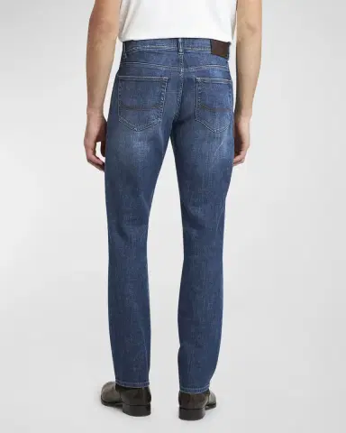 Brioni Men's Light Wash Straight-Leg Jeans | Thumbnail 3 Brioni Men's Light Wash Straight-Leg Jeans | Thumbnail 3