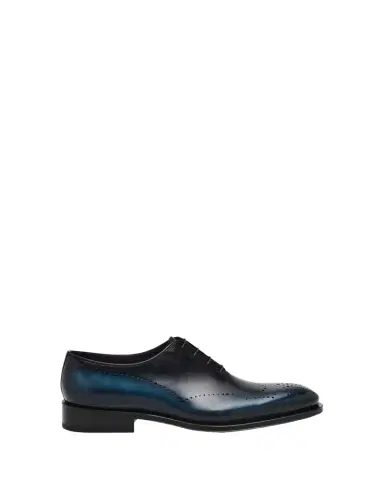 Santoni Men's Kaj Bicolor Brogue Leather Oxfords | Thumbnail 1