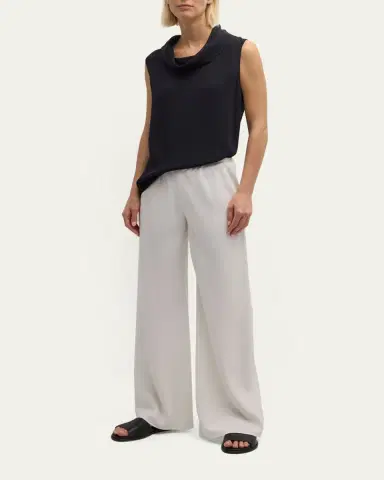THE ROW Gala Wide-Leg Crepe Pants | Thumbnail 12