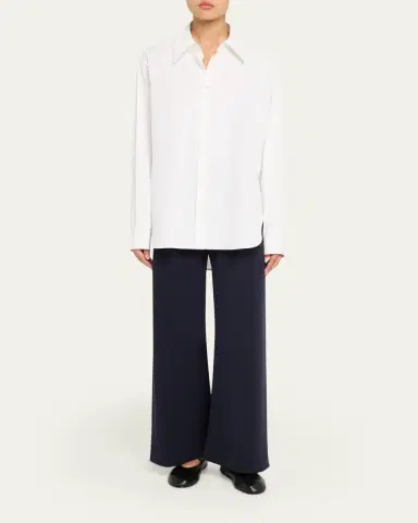 THE ROW Gala Wide-Leg Crepe Pants | Thumbnail 17