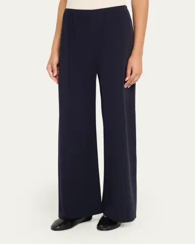THE ROW Gala Wide-Leg Crepe Pants | Thumbnail 19