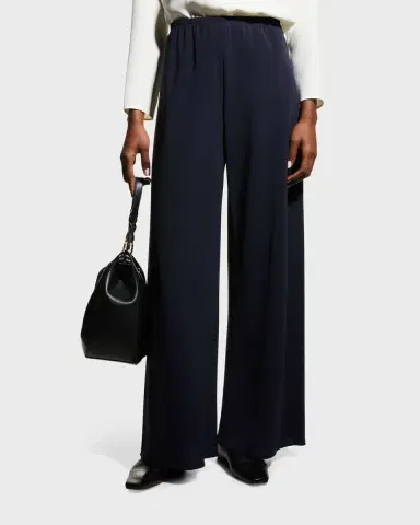 THE ROW Gala Wide-Leg Crepe Pants | Thumbnail 23