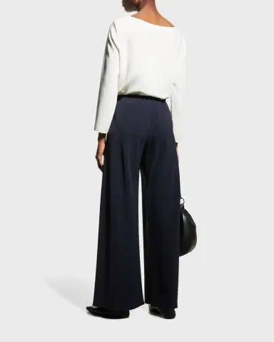 THE ROW Gala Wide-Leg Crepe Pants | Thumbnail 25