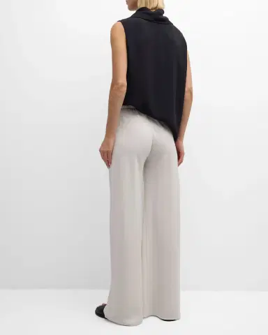 THE ROW Gala Wide-Leg Crepe Pants | Thumbnail 5