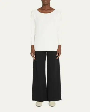 THE ROW Gala Wide-Leg Crepe Pants | Thumbnail 8