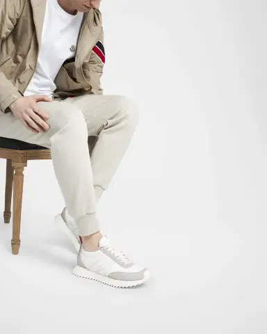 Moncler Men's Pacey Nylon and Suede Runner Sneakers | Thumbnail 2 Moncler Men's Pacey Nylon and Suede Runner Sneakers | Thumbnail 2