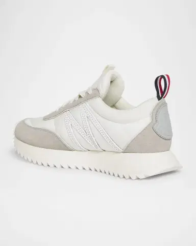 Moncler Men's Pacey Nylon and Suede Runner Sneakers | Thumbnail 4 Moncler Men's Pacey Nylon and Suede Runner Sneakers | Thumbnail 4