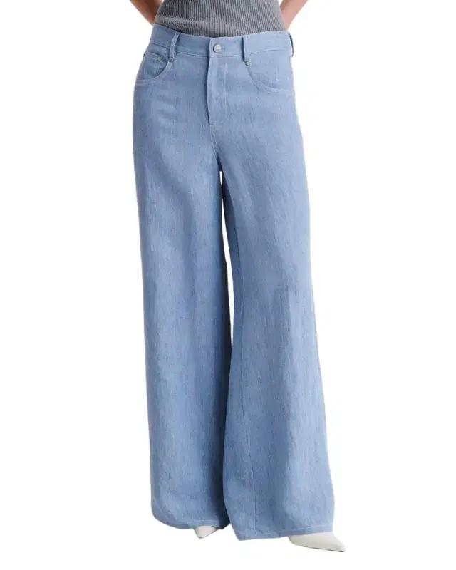 Tiny Dancer Wide-Leg Denim Jeans