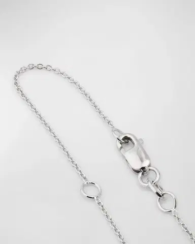 Roberto Coin 18K White Gold Tiny Treasures Diamond Rooster Pendant Necklace | Thumbnail 4 Roberto Coin 18K White Gold Tiny Treasures Diamond Rooster Pendant Necklace | Thumbnail 4