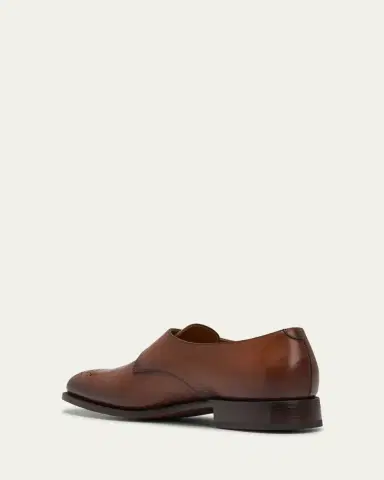 Ralph Lauren Purple Label Men's Darnell Calfskin Monk-Strap Shoes | Thumbnail 4 Ralph Lauren Purple Label Men's Darnell Calfskin Monk-Strap Shoes | Thumbnail 4