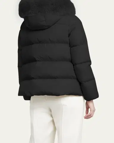 Moncler Laiche Short Puffer Parka Jacket | Thumbnail 3 Moncler Laiche Short Puffer Parka Jacket | Thumbnail 3