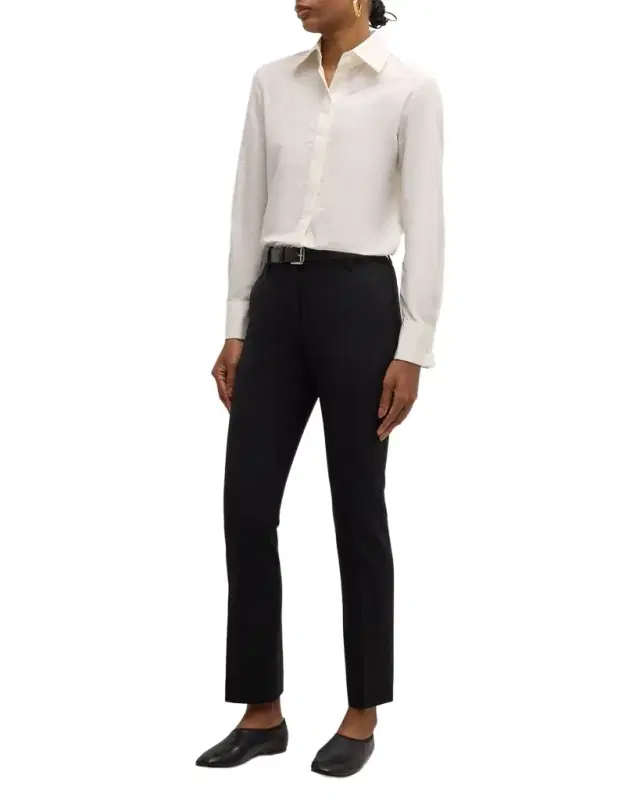 Lafayette 148 New York Manhattan Cropped Cigarette Pants