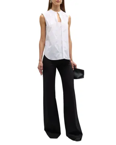 CALLAS MILANO Olympia Sleeveless Cotton Poplin Blouse | Thumbnail 1 CALLAS MILANO Olympia Sleeveless Cotton Poplin Blouse | Thumbnail 1