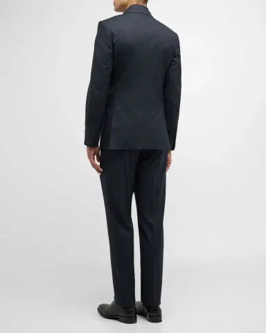 Tom Ford Men's O 'Connor Grand Overcheck Twill Suit | Thumbnail 3