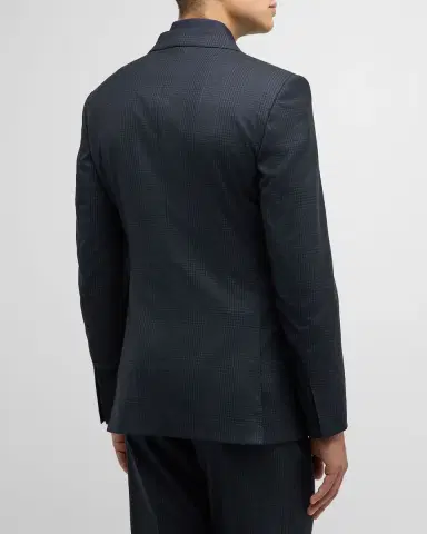 Tom Ford Men's O 'Connor Grand Overcheck Twill Suit | Thumbnail 6