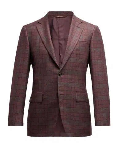 Canali Men's Silk-Wool Plaid Sport Coat | Thumbnail 1