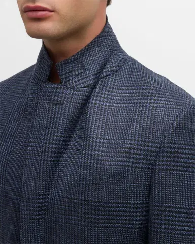 TOM FORD Men's Shelton Prince of Wales Sport Coat | Thumbnail 7