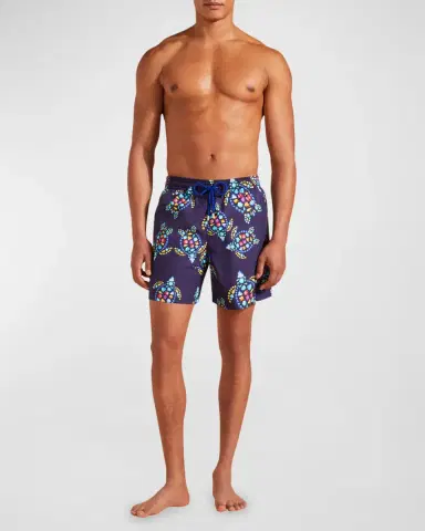 Vilebrequin Men's Vendome Turtles Swim Shorts | Thumbnail 3 Vilebrequin Men's Vendome Turtles Swim Shorts | Thumbnail 3