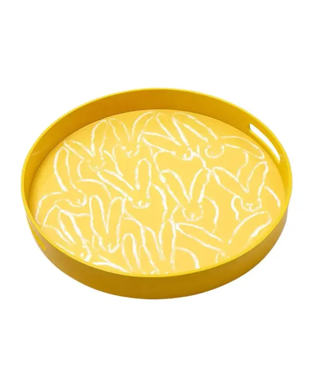 Jubilee Lacquer Tray - Yellow