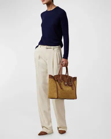 Ralph Lauren Collection Cashmere Crewneck Sweater | Thumbnail 2 Ralph Lauren Collection Cashmere Crewneck Sweater | Thumbnail 2