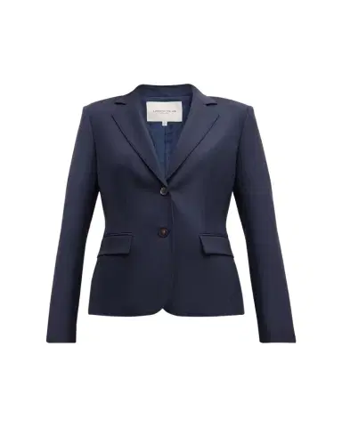 Lafayette 148 New York Pick Stitch Stretch Wool Blazer | Thumbnail 1