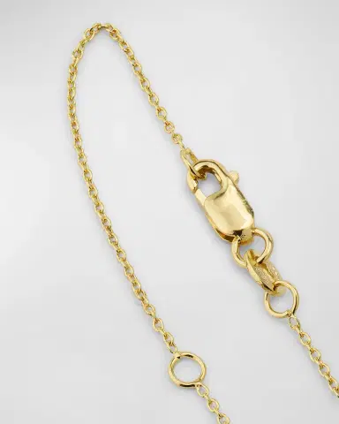 Roberto Coin 18K Key Pendant Necklace with Diamonds | Thumbnail 4