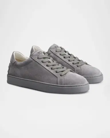 Tod's Men's Allacciata Low-Top Suede Sneakers | Thumbnail 2 Tod's Men's Allacciata Low-Top Suede Sneakers | Thumbnail 2
