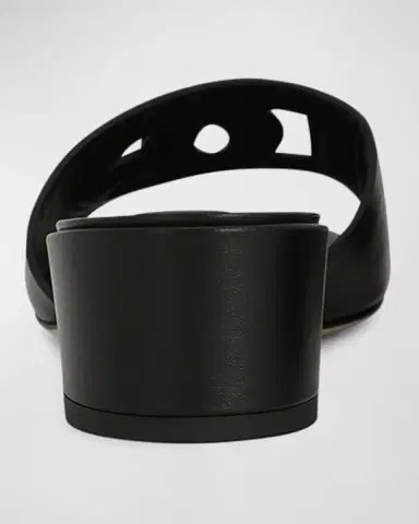 Dolce & Gabbana 40mm DG Cutout Leather Slide | Thumbnail 2 Dolce & Gabbana 40mm DG Cutout Leather Slide | Thumbnail 2