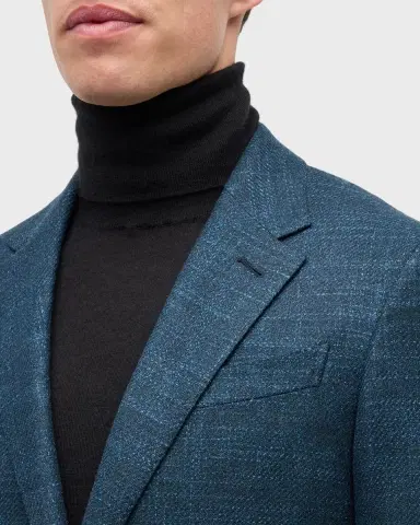 Zegna Men's Crossover Wool-Cashmere Blazer | Thumbnail 5 Zegna Men's Crossover Wool-Cashmere Blazer | Thumbnail 5