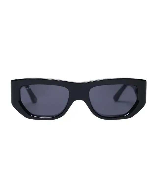 Concept 1 Black Acetate Cat-Eye Sunglasses