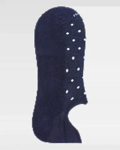 Marcoliani Men's Invisible Sneaker Polka Dot Pima Cotton No-Show Socks | Thumbnail 2 Marcoliani Men's Invisible Sneaker Polka Dot Pima Cotton No-Show Socks | Thumbnail 2
