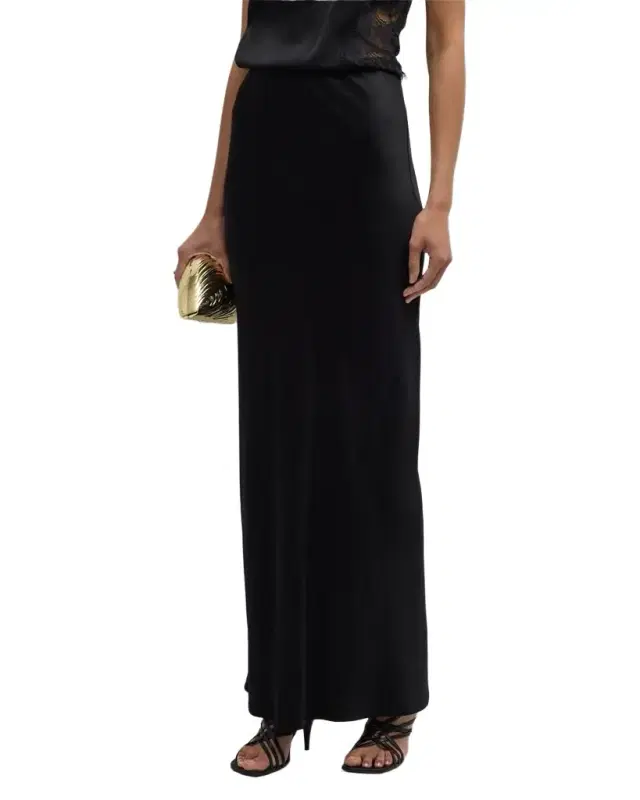 Greta Satin Maxi Skirt