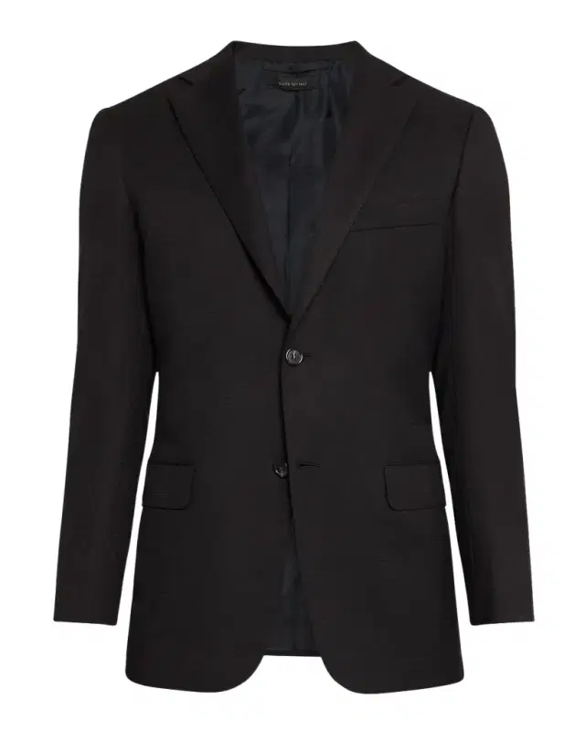 Men 's Textured Wool Blazer