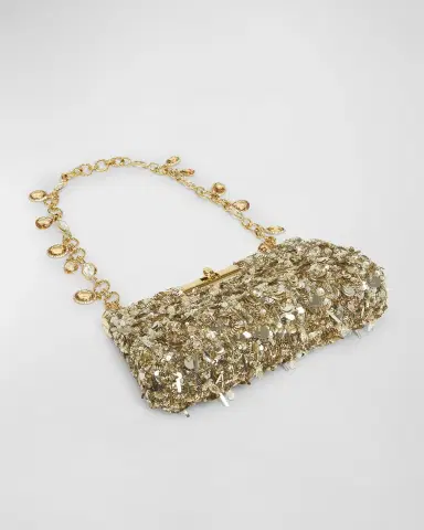 Dolce & Gabbana Marlene Sequined Clutch Bag | Thumbnail 12 Dolce & Gabbana Marlene Sequined Clutch Bag | Thumbnail 12