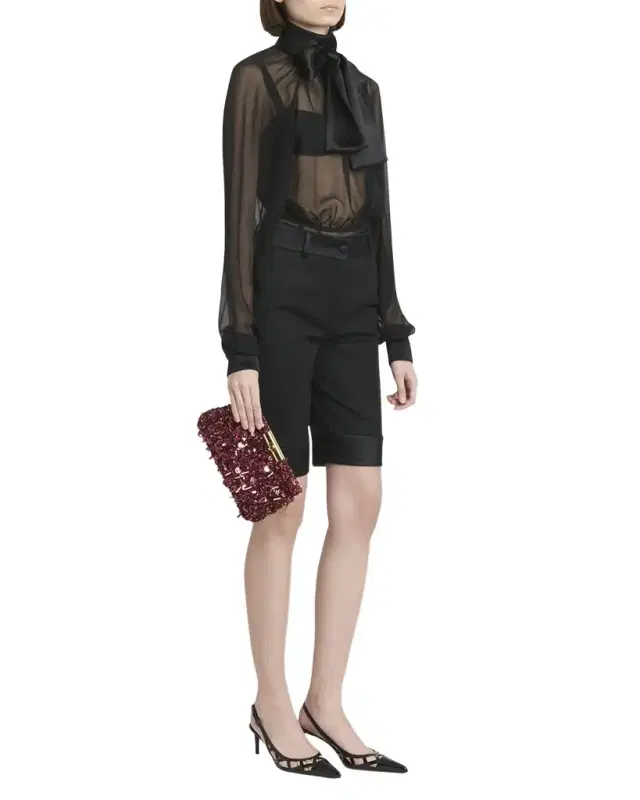 Dolce & Gabbana Marlene Sequined Clutch Bag
