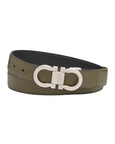 Ferragamo Men's Gancini Reversible Leather Belt | Thumbnail 1