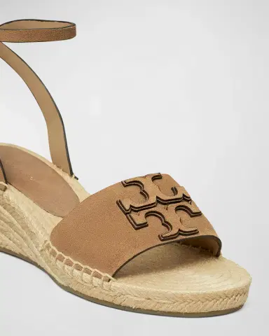 Tory Burch Ines Suede Double T Wedge Espadrilles | Thumbnail 5 Tory Burch Ines Suede Double T Wedge Espadrilles | Thumbnail 5