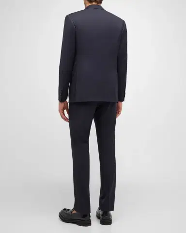CORNELIANI Men's Solid Wool Leader Suit | Thumbnail 3 CORNELIANI Men's Solid Wool Leader Suit | Thumbnail 3