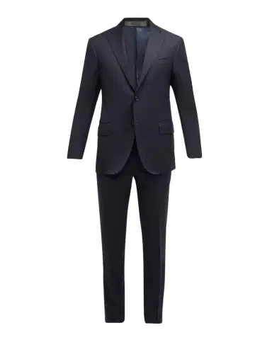 CORNELIANI Men's Solid Wool Leader Suit | Thumbnail 1 CORNELIANI Men's Solid Wool Leader Suit | Thumbnail 1