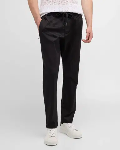 Dolce & Gabbana Men's Stretch Cotton Drawstring Pants | Thumbnail 4 Dolce & Gabbana Men's Stretch Cotton Drawstring Pants | Thumbnail 4