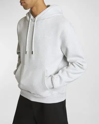 Jacquemus Men's Grosgrain Logo Hoodie | Thumbnail 6