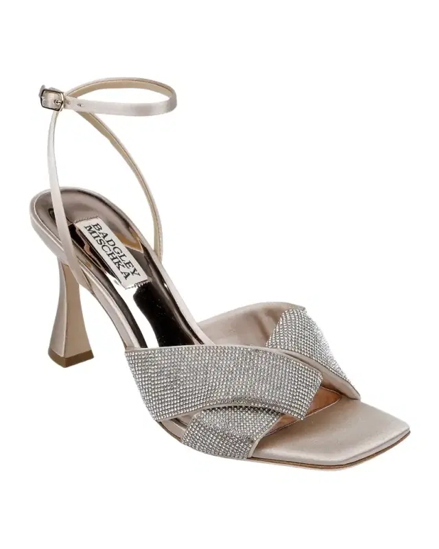 Brinlee Embellished Ankle-Strap Sandals