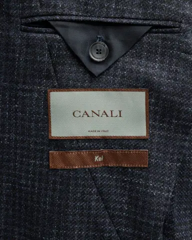 Canali Men's Small Check Sport Coat | Thumbnail 6 Canali Men's Small Check Sport Coat | Thumbnail 6
