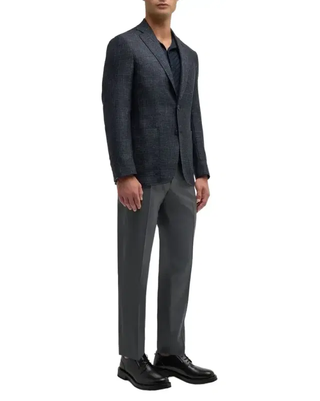 Men 's Small Check Sport Coat