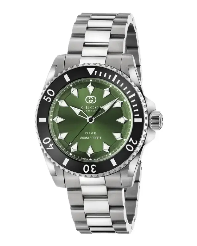 Gucci Dive Stainless Steel Watch, 40mm