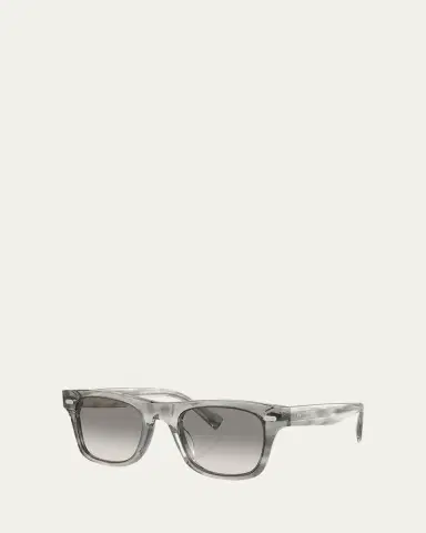 Brunello Cucinelli Men's bc4002s Acetate Square Sunglasses | Thumbnail 2 Brunello Cucinelli Men's bc4002s Acetate Square Sunglasses | Thumbnail 2