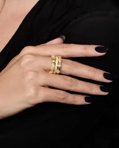 Anabel Aram Jewelry Bamboo Stack Ring | Thumbnail 2