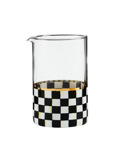 MacKenzie-Childs Courtly Check Mixing Glass | Thumbnail 1