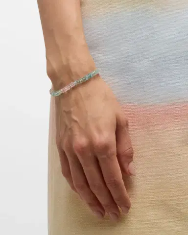 JIA JIA Aquamarine and Morganite Fancy Cut Bracelet | Thumbnail 2